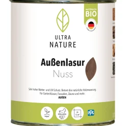 Ultra Nature Außenlasur Nuss 0,75 L