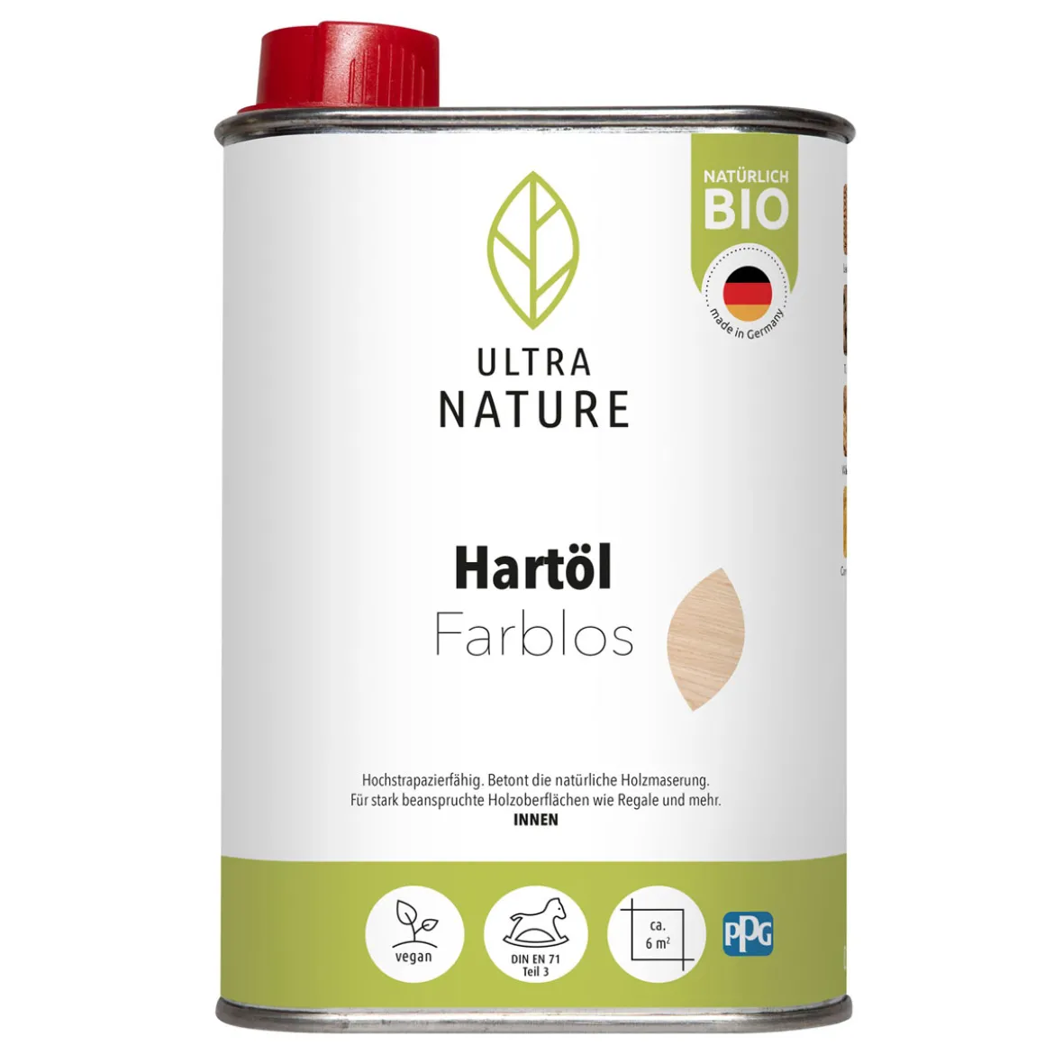 Ultra Nature Hartöl Farblos 0.25 L