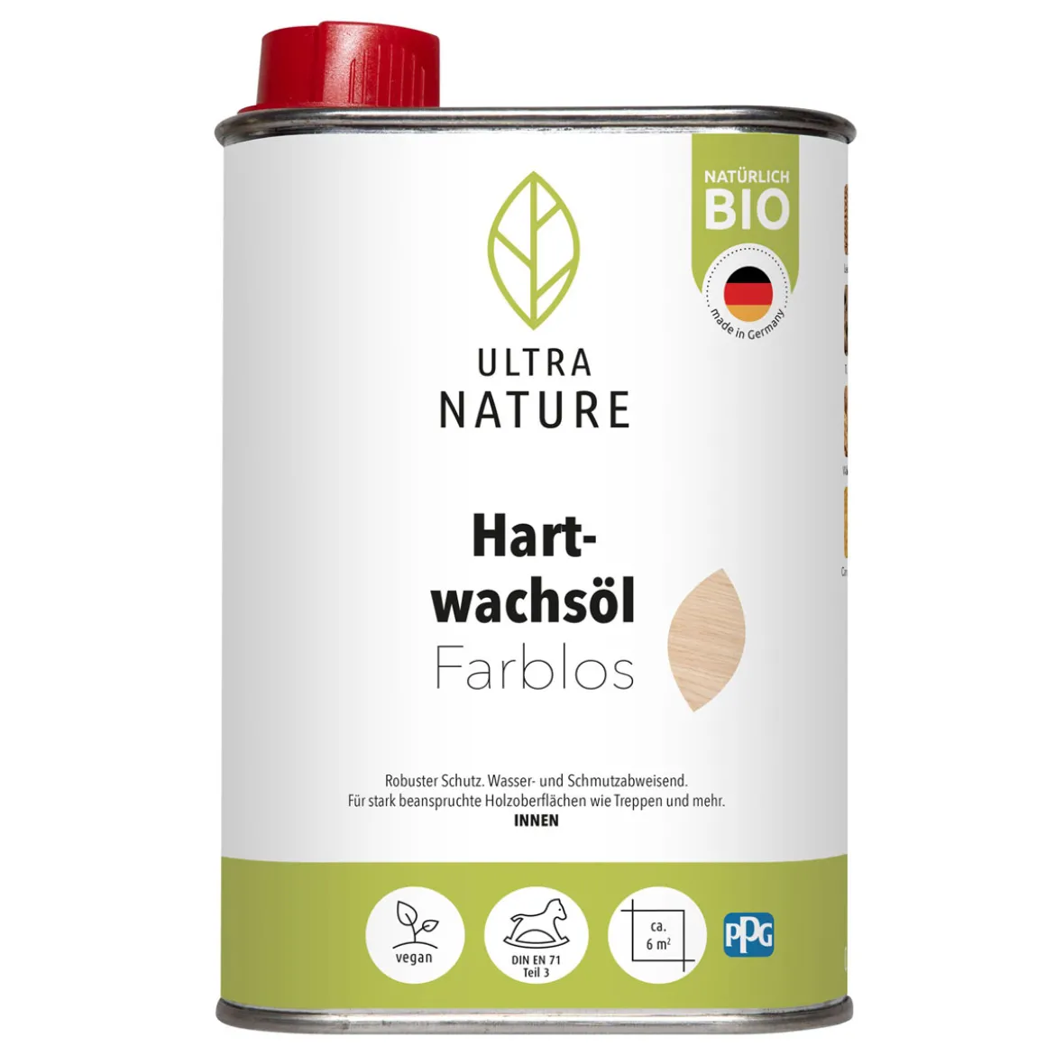 Ultra Nature Hartwachsöl Farblos 0.25 L