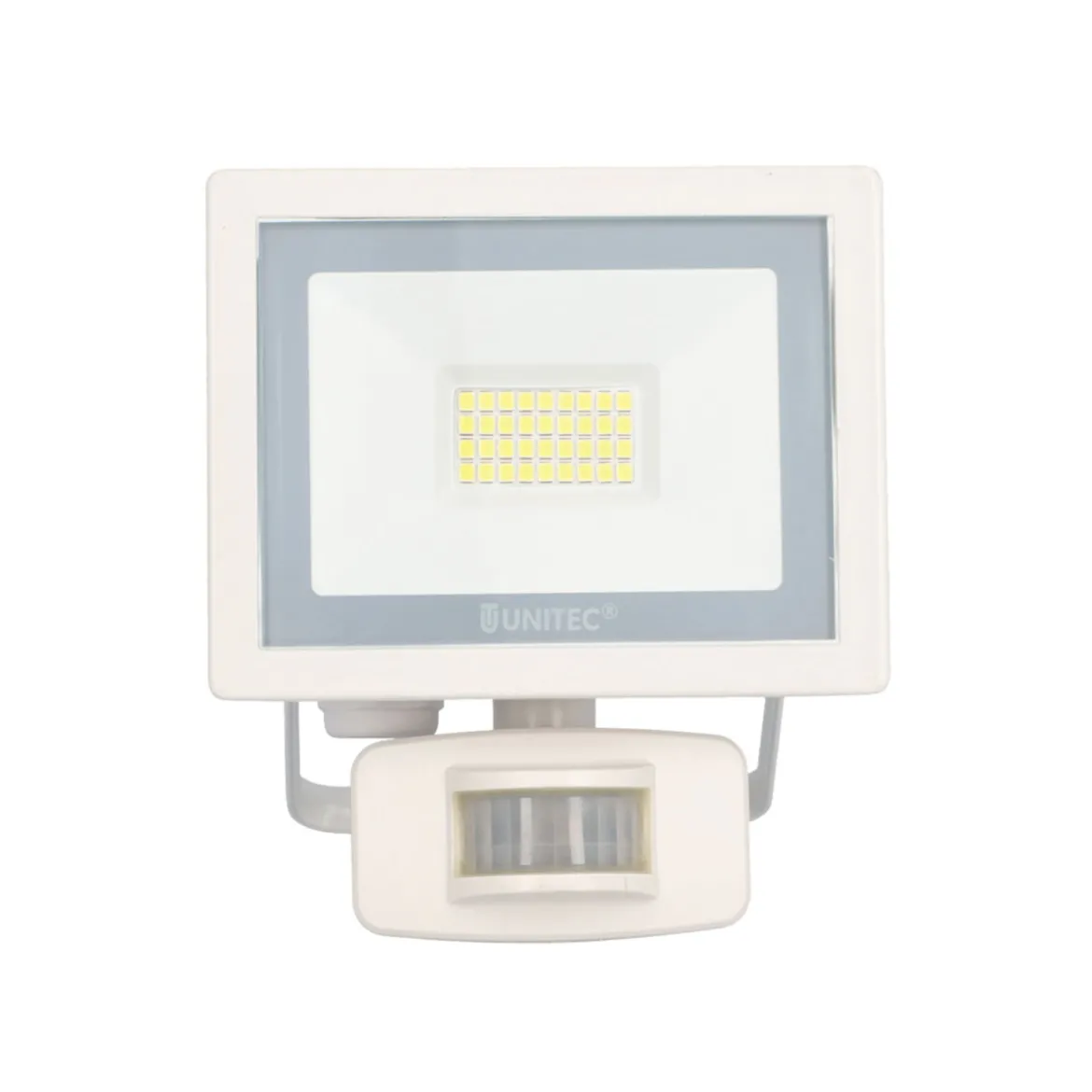 Unitec LED Wandstrahler mit Bewegungsmelder 20W 1600lm weiss