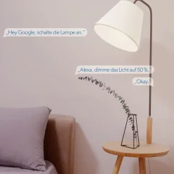 Unitec WIFI LED-Leuchtmittel Smart E27 10W RGB CCT dimmbar