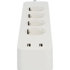 Unitec WIFI Steckdosenleiste Smart 4fach inkl 2xUSB weiß