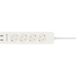 Unitec WIFI Steckdosenleiste Smart 4fach inkl 2xUSB weiß