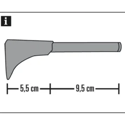 Univers-Träger 1+2lf DM 20cm weiß