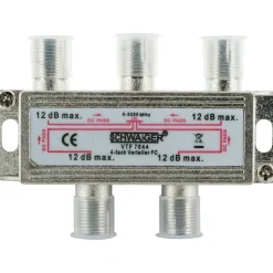 Univ. Verteiler 4-fach silber