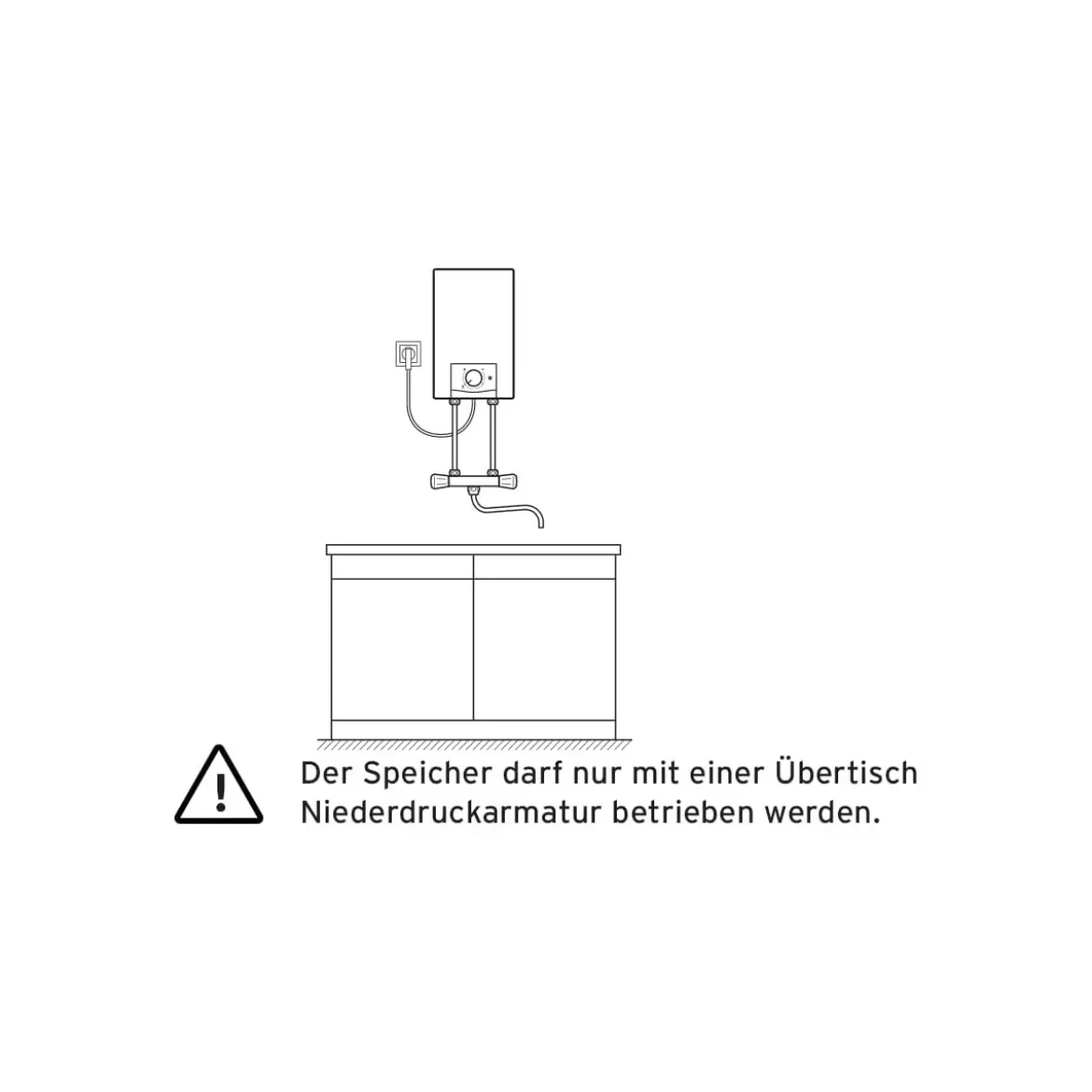 Untertischgeraet 5l Vaillant eloSTORplus VEN 5/7U
