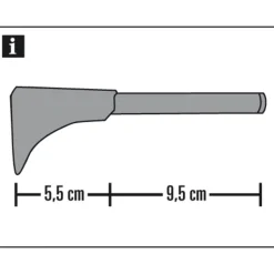 Unversal-Träger 1+2lf DM 20 cm titan