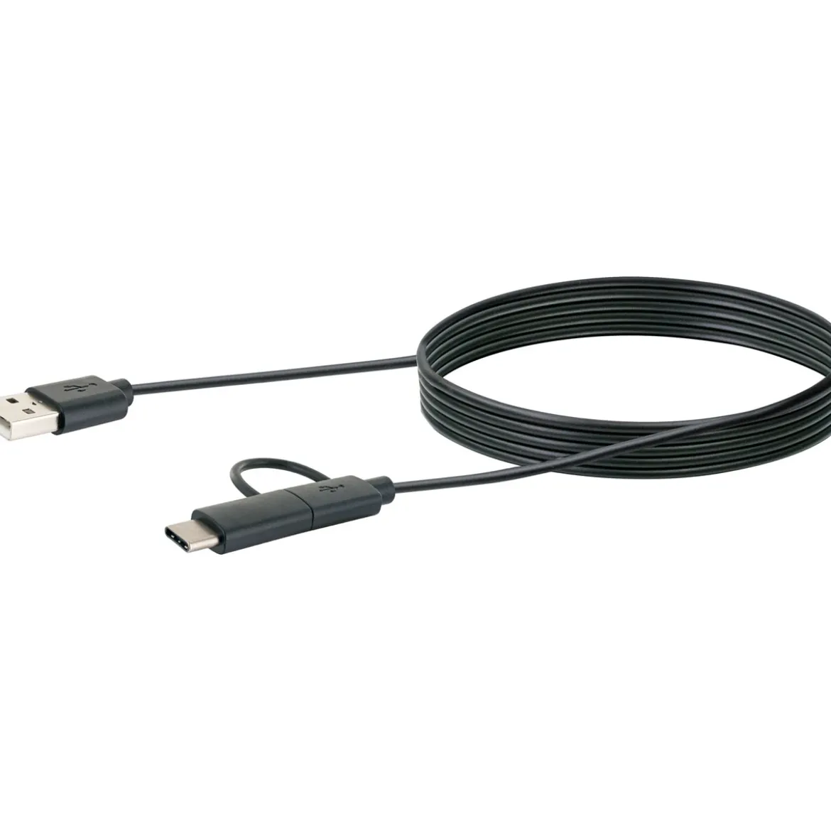 USB 3.1 A-kabel C St./2.0 Micro B St -2.0 A St. 1m sw