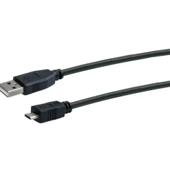 USB 2.0 Anschlusskabel 1m sw
