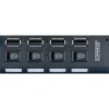 USB 2.0 HUB 4fach schwarz