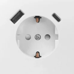 USB-Steckdose (A/C) Sao Paulo ultraweiß