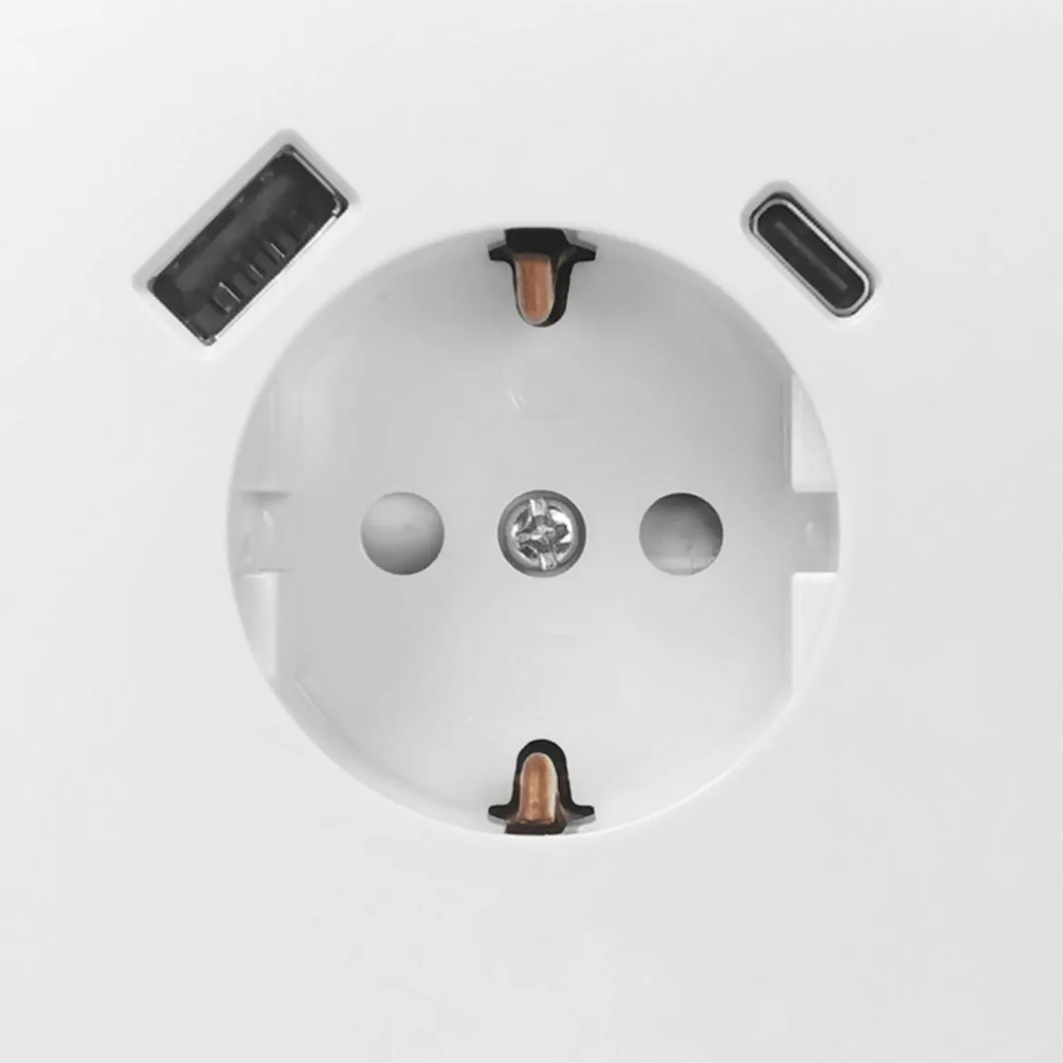 USB-Steckdose (A/C) Sao Paulo ultraweiß