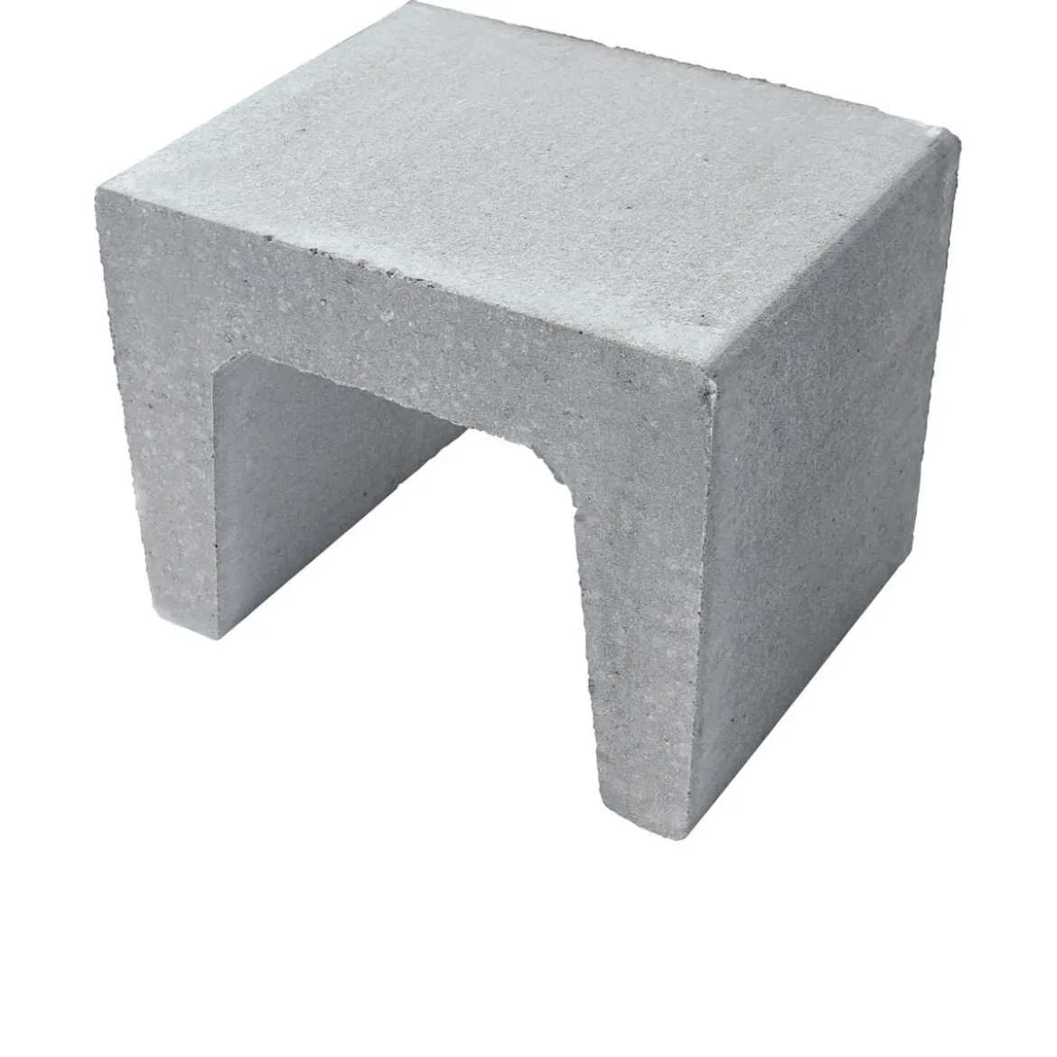 U-Stein grau 40/40/40 cm