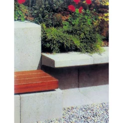 U-Stein grau 40/40/40 cm