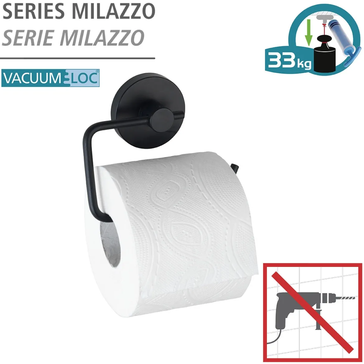 Vacuum-Loc Toilettenpapierh Milazzoschw