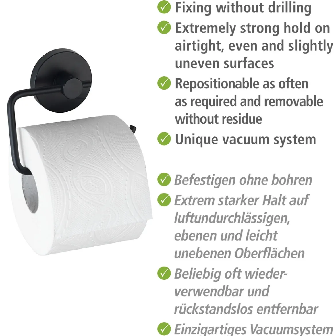 Vacuum-Loc Toilettenpapierh Milazzoschw