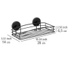 Vacuum-Loc Wandablage schwarz
