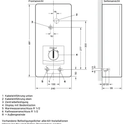 Vaillant VED pro E 21/8 elektr.Durchlauferhitzer