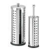 Valblue Ersatzrollenhalter und WC-Bürstengarnitur silber