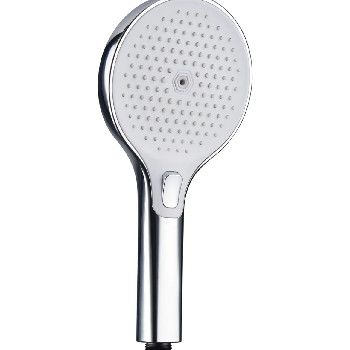 Valblue Handbrause Deba weiss chrom Nebelstrahltechnik Anti-Kalk