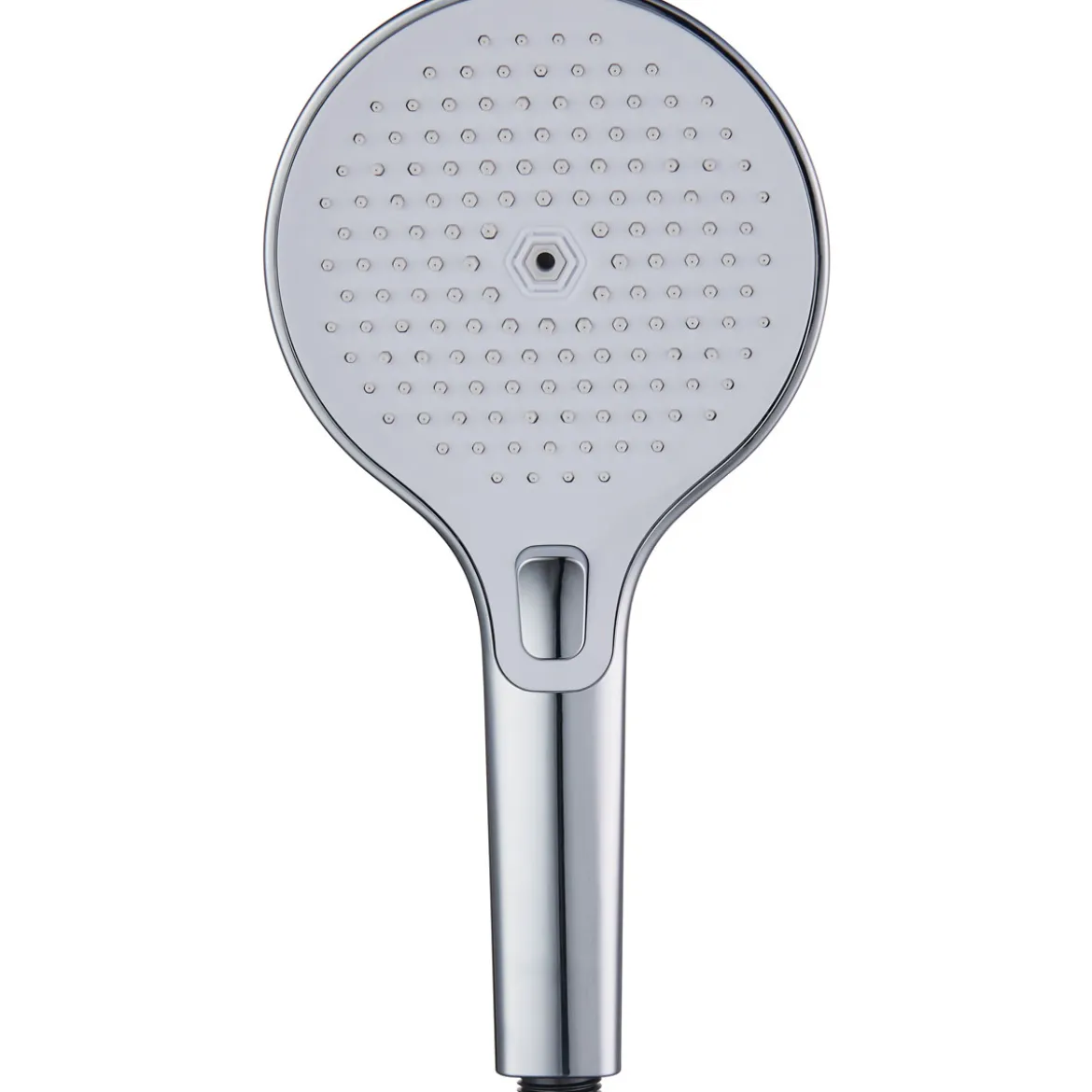 Valblue Handbrause Deba weiss chrom Nebelstrahltechnik Anti-Kalk