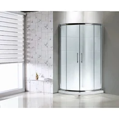 Valblue Runddusche Ronda für Duschwanne mit 550 mm Radius chromoptik