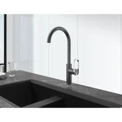 Valblue Spültischarmatur Milano chrom schwarz