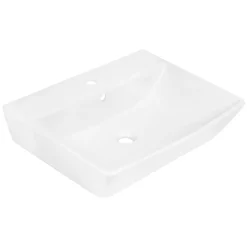Valblue Waschtisch Roman, Breite 60cm, 1 Hahnloch, mit antibakterielle Beschichtung