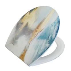 Valblue WC-Sitz Art Curving Print Durop.; Absenkautomatik, abehmbar per Knopfdruck