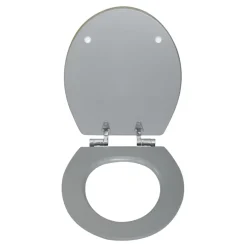 Valblue WC-Sitz Cement Betonoptik MDF-Holzkern Absenkautom. Metallscharn.