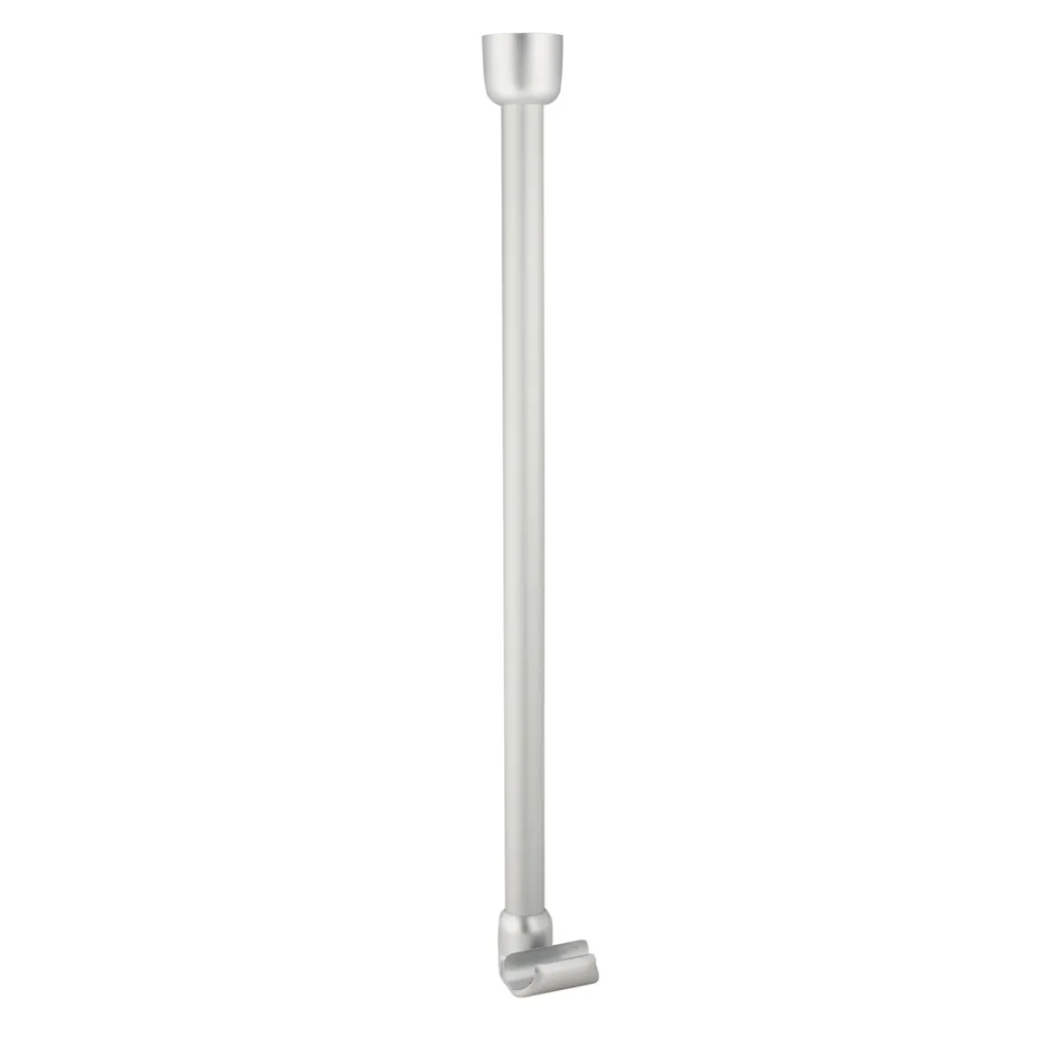 ValblueDeckenstütze für 25 mm Duschgestänge 55 cm eloxal Aluminium