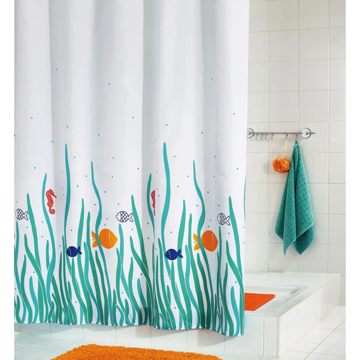 ValblueDuschvorhang Atlantis Textil 180 x 200 cm
