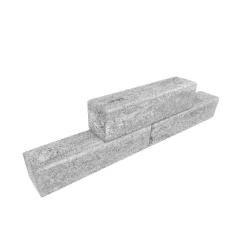 Varied Mauer/Palisade weiss-schwarz40x10x10cm Material Beton
