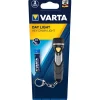 Varta LED-Taschenlampe Day Light Key Chain Light mit Batterien schwarz