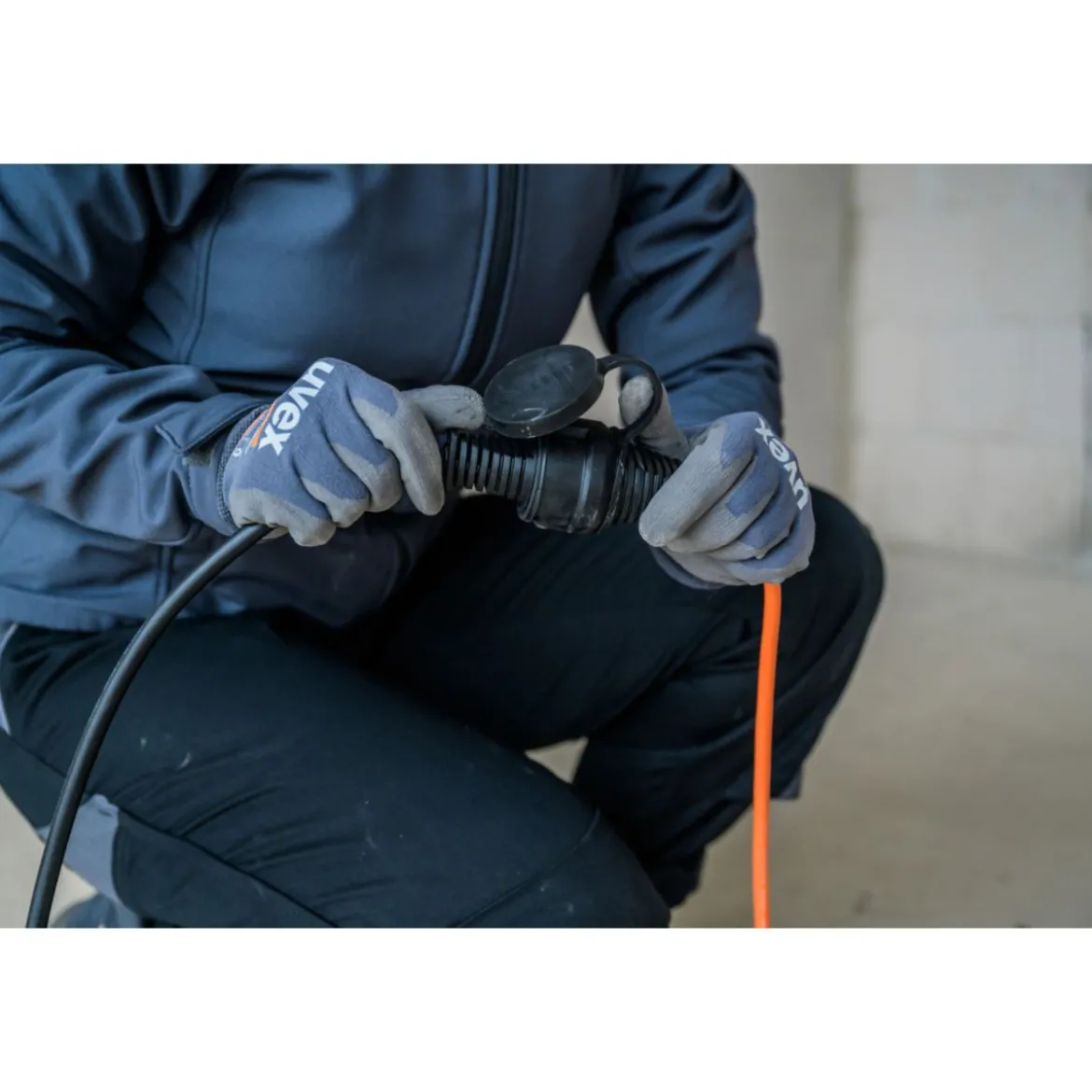 Verlaengerungskabel IP44, 25m orangeAT-N05V3V3-F 3G1,51,5