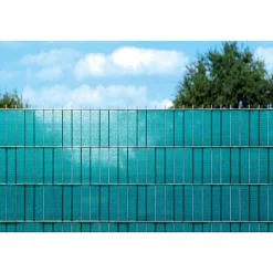 Videx PE-Gewebe Sichtschutzstreifen 19 x 3500 cm grün