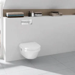 Villeroy & Boch Wand-WC-Set Architecturat abnehmbar Direct Flush, inkl. Wc-Sitz, Absenkautomatik