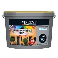 VincentFassadenfarbeAussenfarbe Plus MIX IT! 10 l
