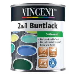 Vincent 2in1 Buntlack Hellelfenbein seidenmatt 750 ml