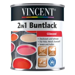 Vincent 2in1 Buntlack Tiefschwarz glänzend 125 ml
