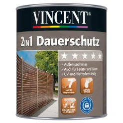 Vincent 2in1 Dauerschutz Eiche 0,75 L