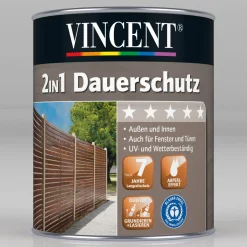 Vincent 2in1 Dauerschutz Palisander 0375 L
