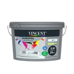 Vincent Innenfarbe Farbspiel MIX matt konservierungsmittelfrei 2,5 L