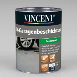 Vincent 1K-Garagen-Beschichtung silbergrau 2,5 L