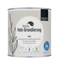 VincentNatura Holz-Grundierung weiß 0,5 L