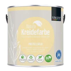 VincentNatura Kreidefarbe Pastellgelb matt 2,5 L