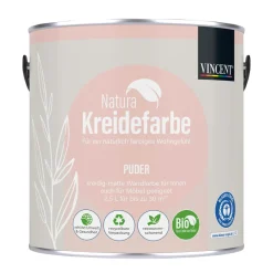 VincentNatura Kreidefarbe Puder matt 2,5 L