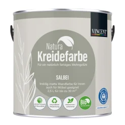 VincentNatura Kreidefarbe Salbei matt 2,5 L