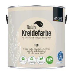 VincentNatura Kreidefarbe Ton matt 2,5 L