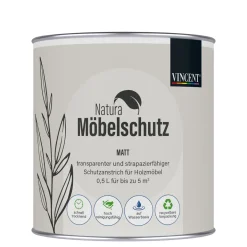 VincentNatura Möbelschutz farblos matt 0,5 L